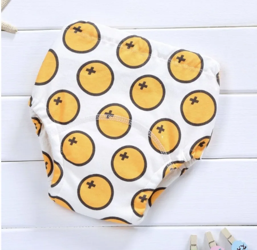Детские многоразовые подгузники моющиеся тканевые хлопковые тренировочные