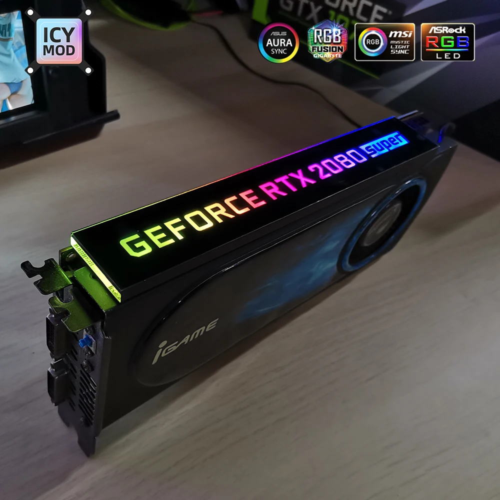 Боковая панель RGB GPU настраиваемая A-RGB VGA декоративная крышка видеокарты под заказ