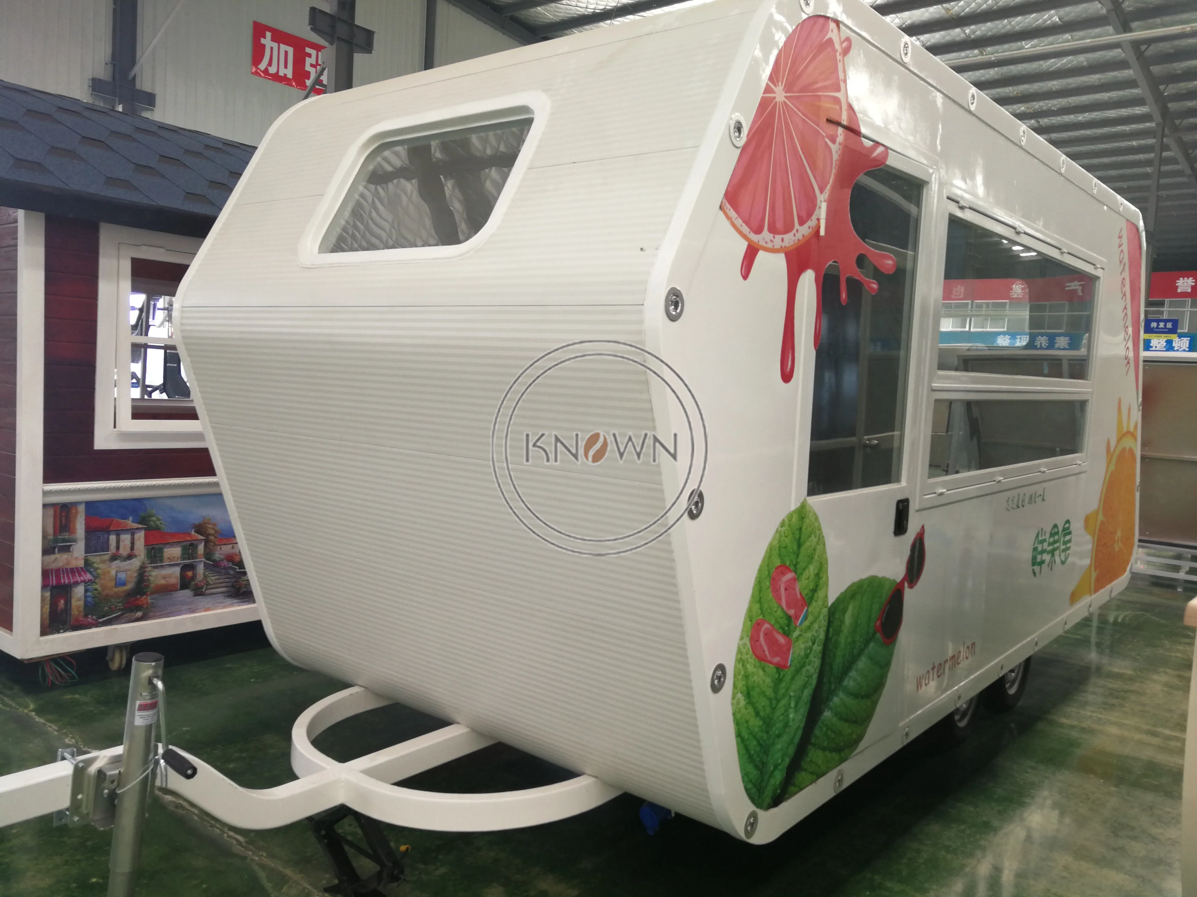 Мобильный Еда прицеп караван Кухня автомобиля для использования на природе с 4