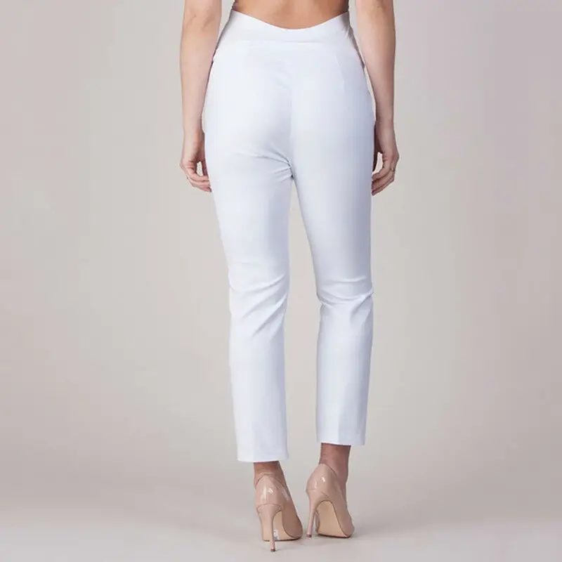 Pantalones el&aacute;sticos de protecci&oacute;n para el vientre, Leggings de maternidad para embarazadas, pantalones de tubo informales-3