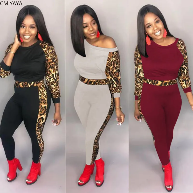 Зимние женские ботинки Лоскутная технология лосины с леопардовым принтом и