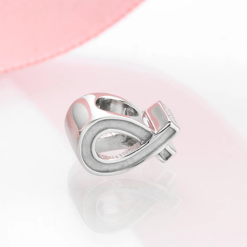 925 пробы серебро любовь мир и жизнь знак пересекаются формы Изящные Бусины