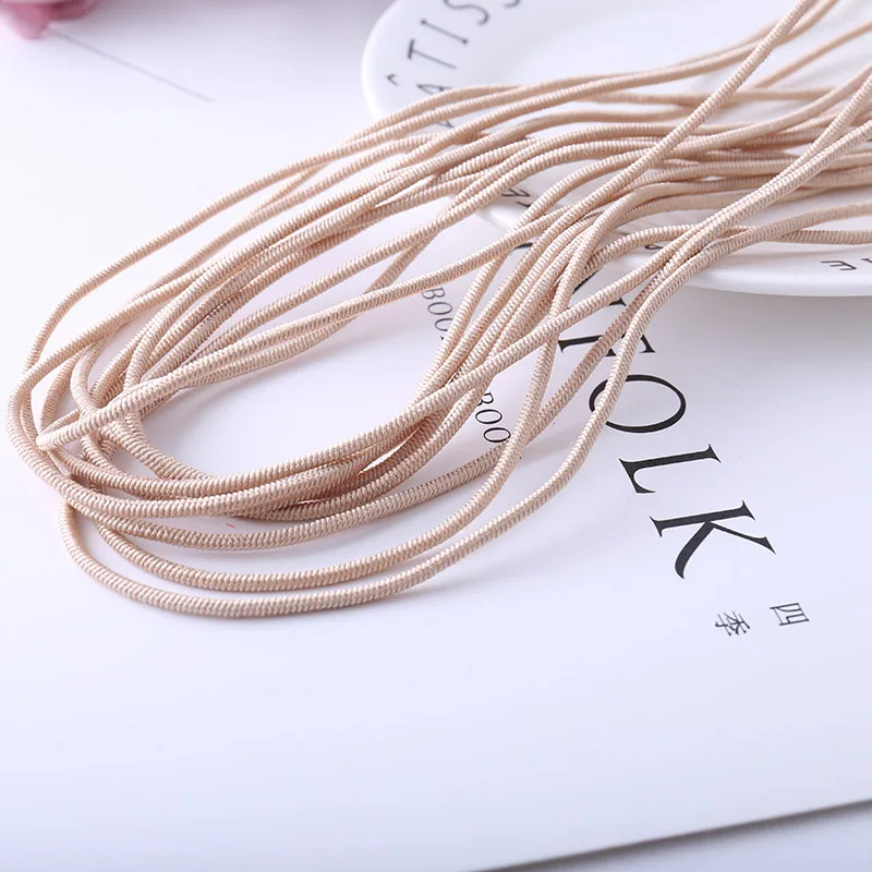 Круглая эластичная лента разноцветная резинка для шитья сделай сам 5 м 2