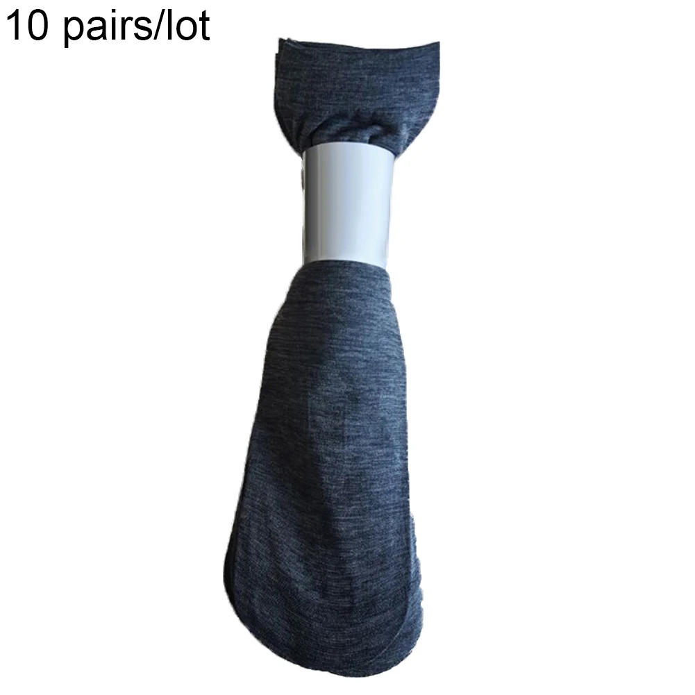 10 пары/компл. мужские носки от пота удобные Бесшовные дышащие для купания средней