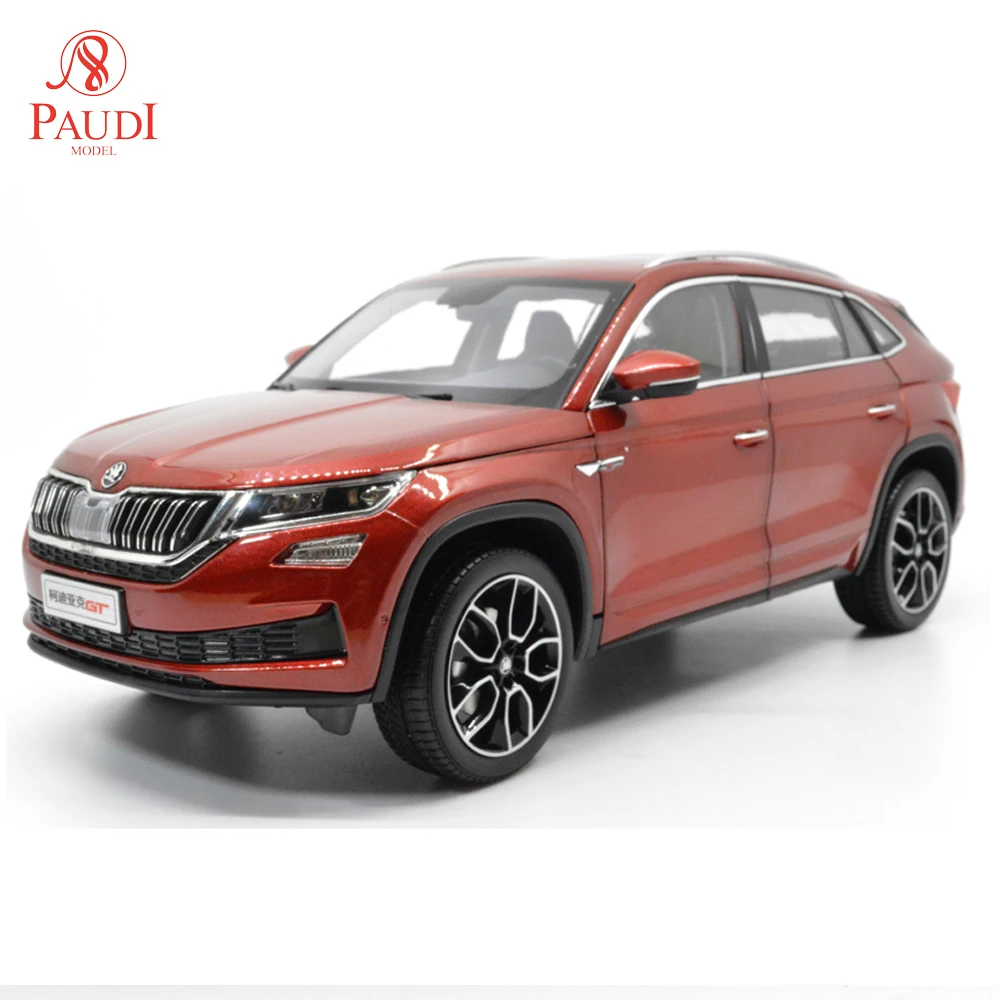 1/18 1:18 1 18 масштаб Skoda Kodiaq GT SUV 2018 красная статическая имитация литых под давлением