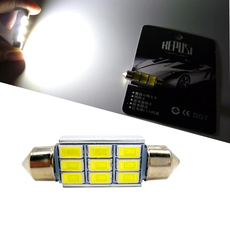 

Festoon 31mm 36mm 39mm 41mm 5630 LED Car Dome Light C3W C5W C10W Auto Interior Reading Lamp Licence Plate Bulb CANBUS