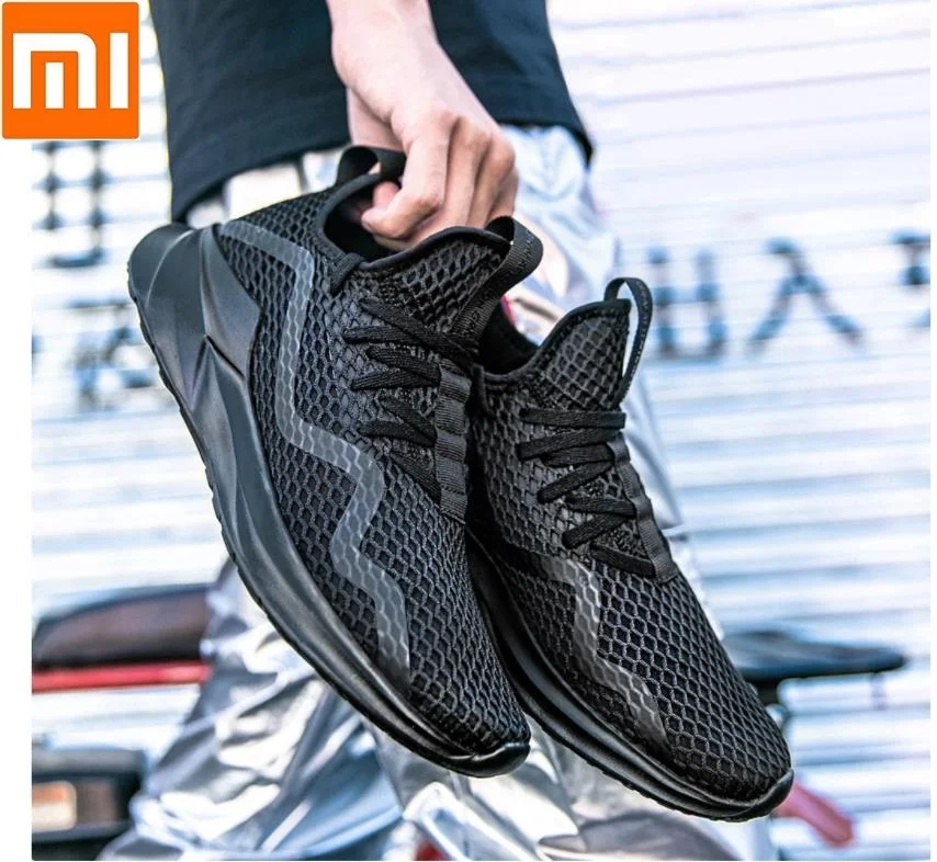 Кроссовки Xiaomi мужские сетчатые дышащие легкие повседневная спортивная обувь для