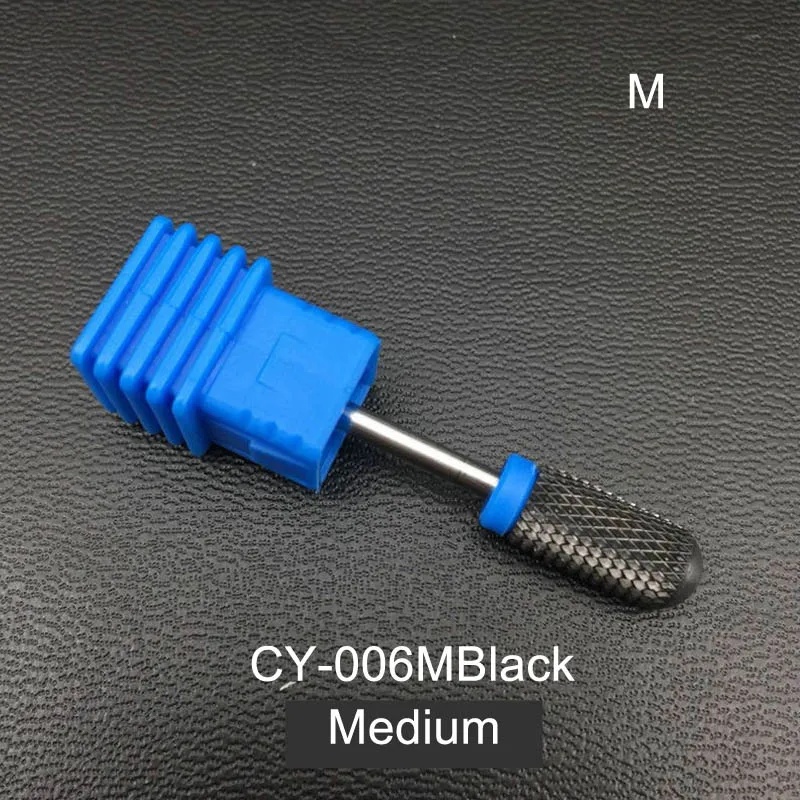 CY-006M Black RIKONKA 1 шт. керамический сверло для ногтей 3/3" фреза для ногтей Маникюр Педикюр сверлильный станок и аксессуары инструменты для ногтей 26 Тип - Цвет: CY-006M Black