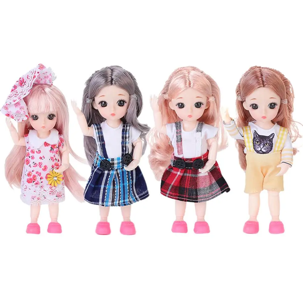 Новая BJD кукла мохеровая с париком 3D глаза одеждой наряд обувь парик волосы