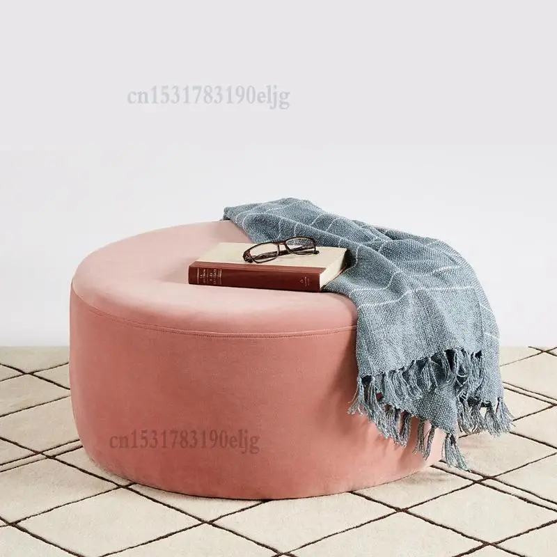 Fashion Small Round Sofa Single Stool Clothing Store Home Pier Net Red Living Room Foot |