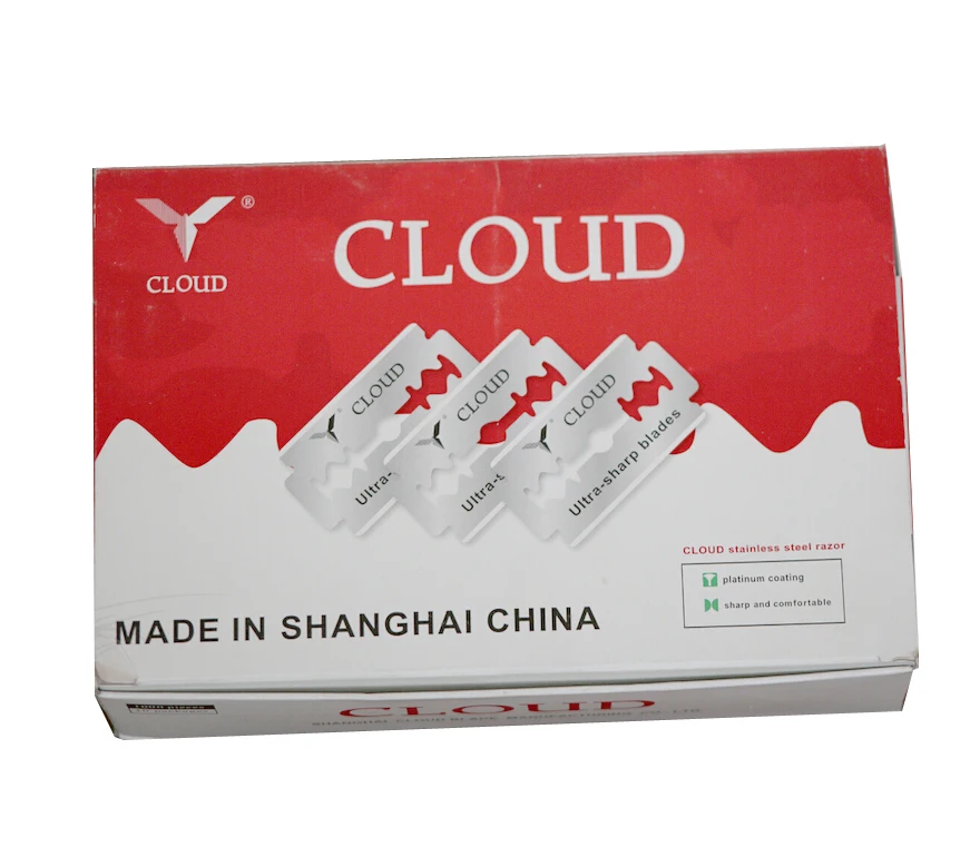 1000pieces/ lot , Wholesale  Cloud Cut Special Razor Blades/ Sharp blade for hair razor with removable blades