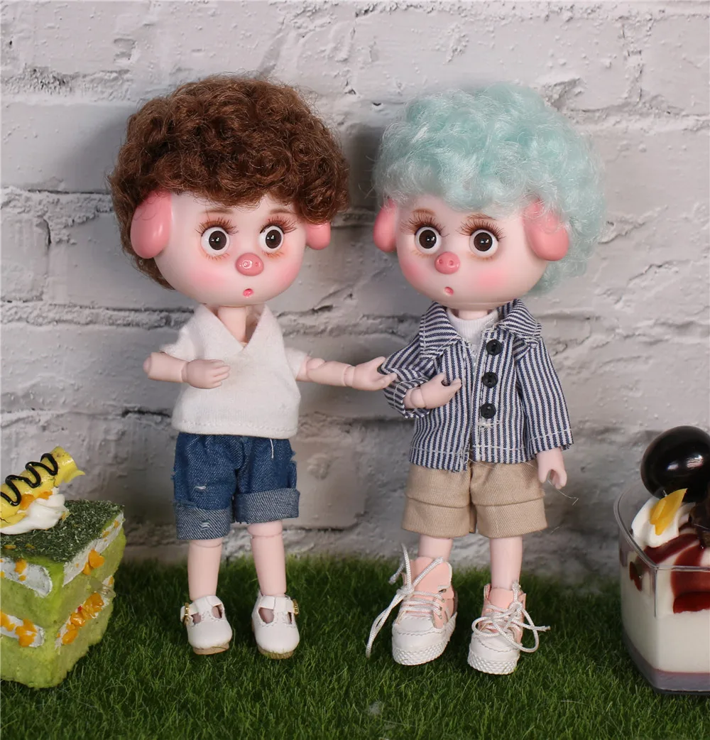 DBS Dream Феи 1/12 BJD 26 шарнирное тело 14 см DODO PIG симпатичная детская Подарочная коробка