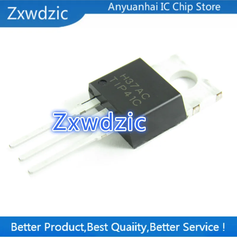 Новые и оригинальные интегральные схемы TIP41C TO220 TIP41 TO 220 10 шт.|Интегральные схемы| |