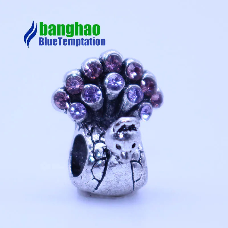 Fit Pandora Bisuteria Beads Bijoux Bracciale Crystal Peacock Silver 925 Perfumes Mujer Originales Jewelry Bracelet Charms | Украшения и