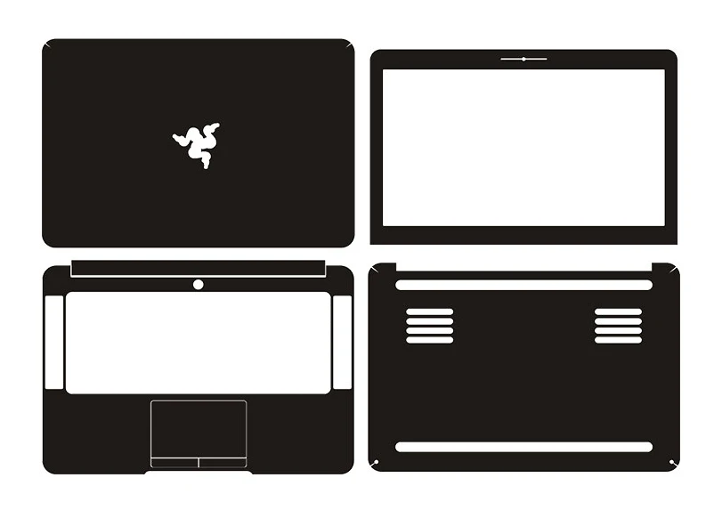 Наклейка для ноутбука наклейки из углеродного волокна защитная крышка Razer Blade