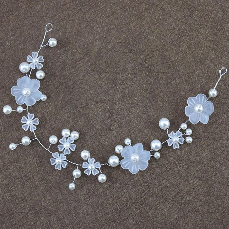 Повязка на голову женская с жемчугом модный аксессуар для волос кристаллами