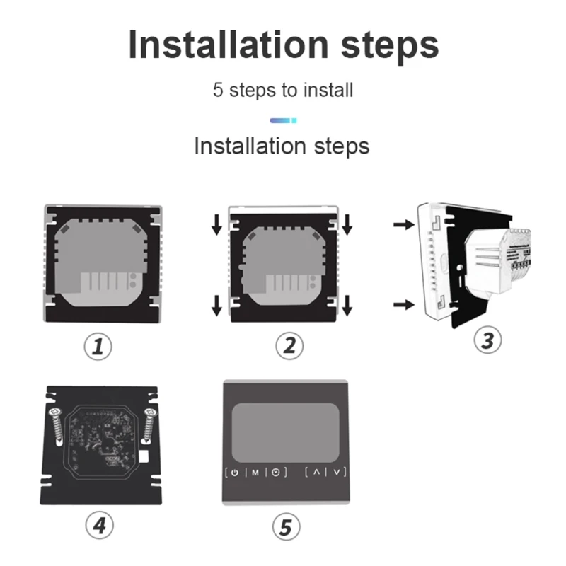 

16A Electric Heating Thermostat Room Temperature Controller AC 85~250V Floor Heating Thermostat Thermoregulator
