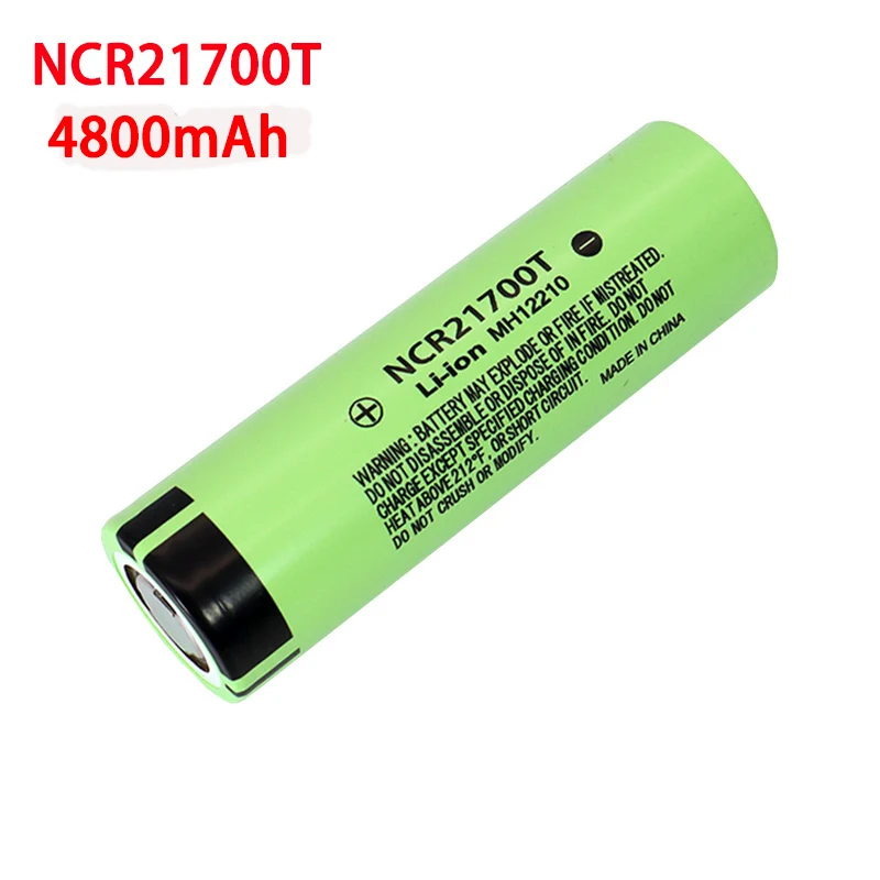 Литий-ионный аккумулятор NCR21700T 3,7 мАч, 4800 в, 15 А
