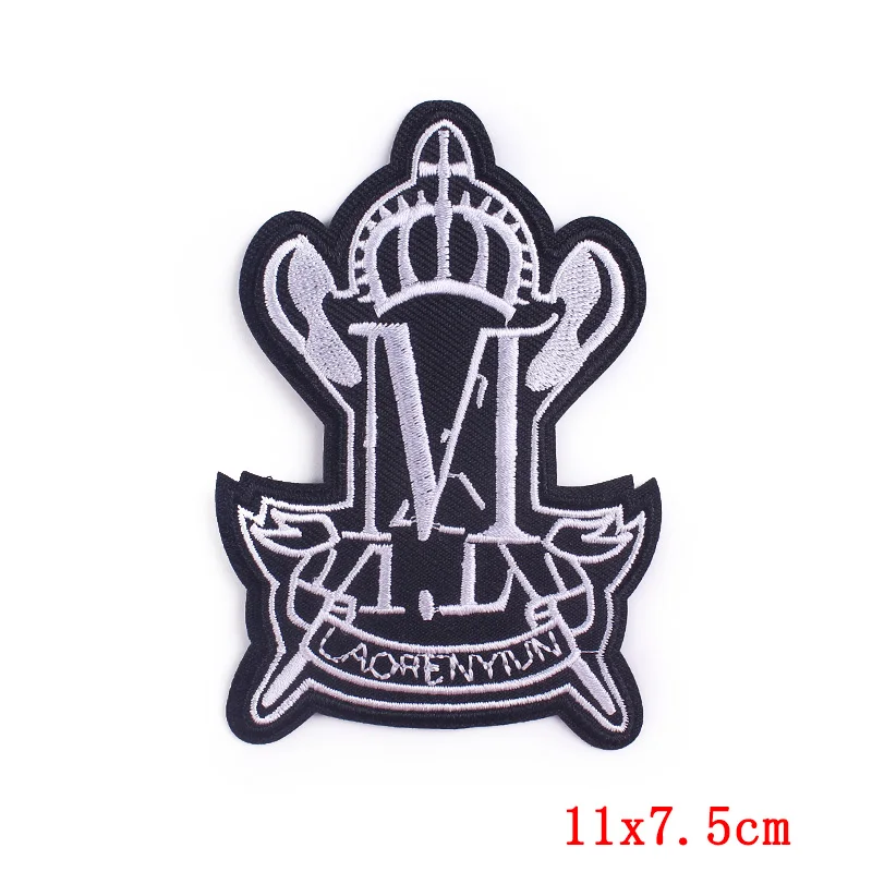 Надпись M наклейки на одежду 10 шт.|Заплатки| |