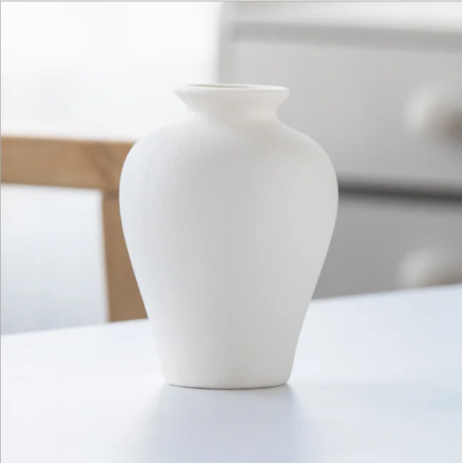 

Современные белые керамические вазы в китайском стиле, простой дизайн, фарфоровые вазы для искусственных цветов, декоративные фигурки