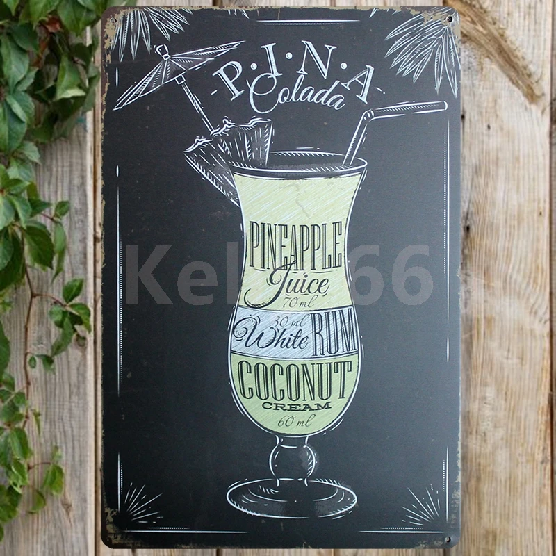 [Kelly66] Мохито пиво бочка групповая терапия коктейльное Стиль Оловянная