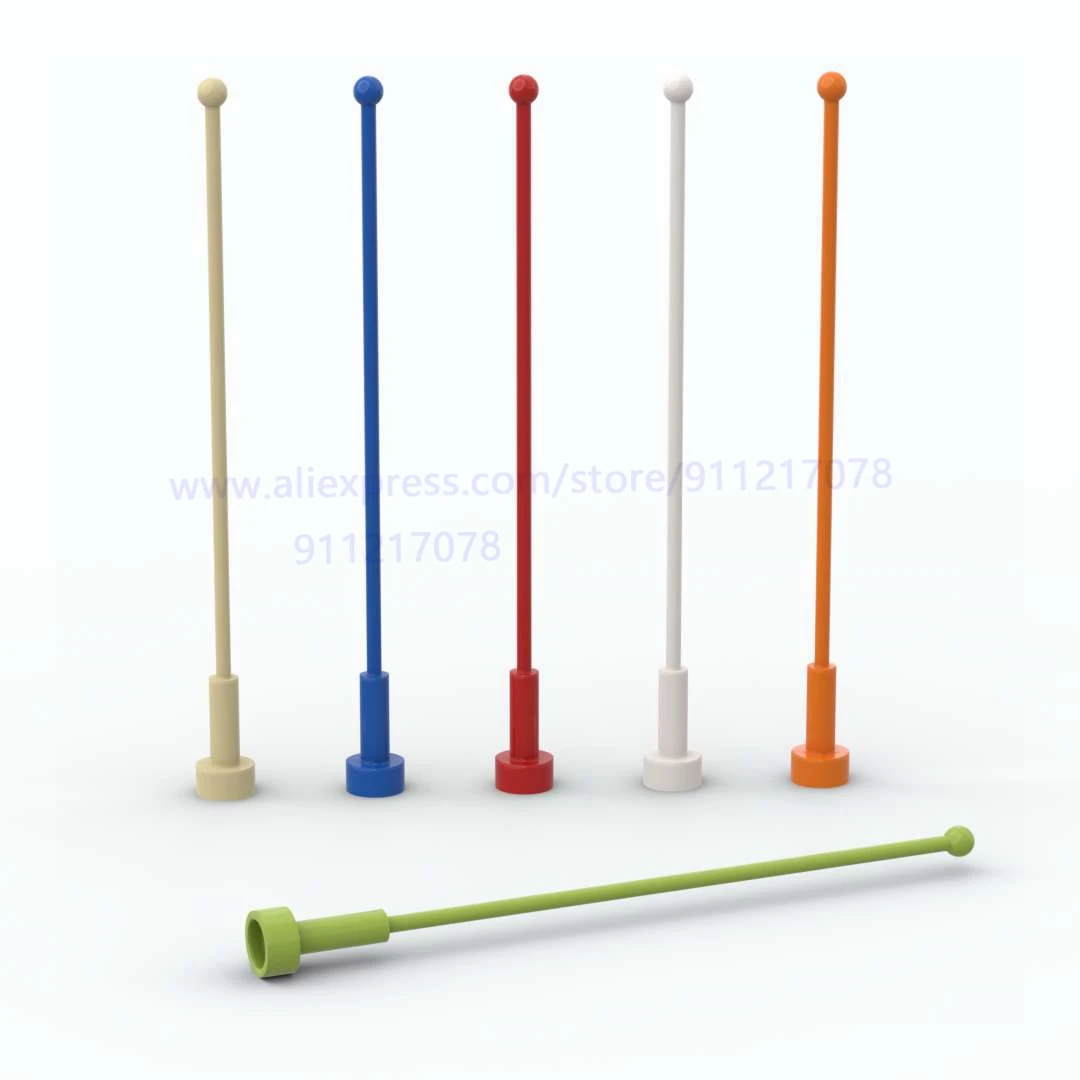 

Block Parts 10pcs Antenna Whip 8H for moc Building Bricks Educational Creatives Tech Children Kids Toys 2569