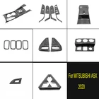 Автомобильные аксессуары, Стайлинг для Mitsubishi ASX 2020, ABS, углеродное волокно, кнопка подлокотника