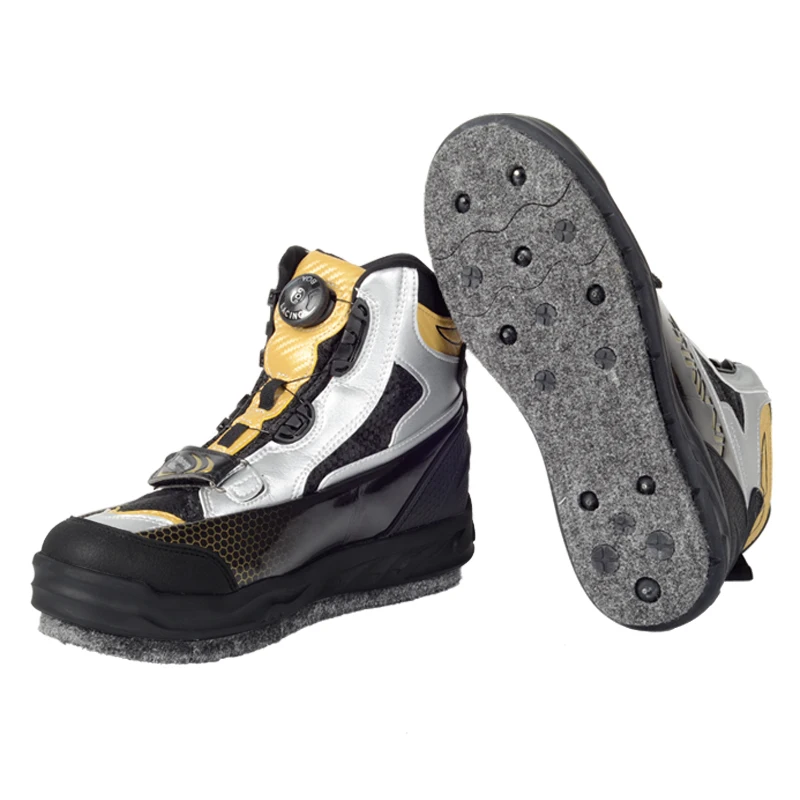 Новинка 2019 года Мужская обувь для рыбалки Водонепроницаемая нескользящая