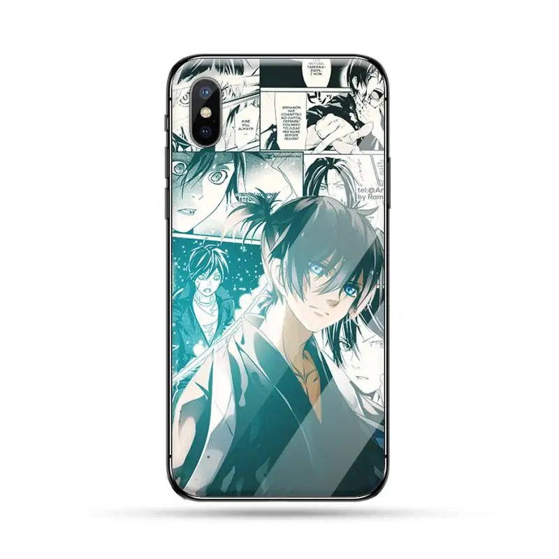 

Japanese Yato Noragami Anime Art Phone Case Tempered glass For iphone 6 6S 7 8 plus X XS XR 11 12 PRO MAX Mini