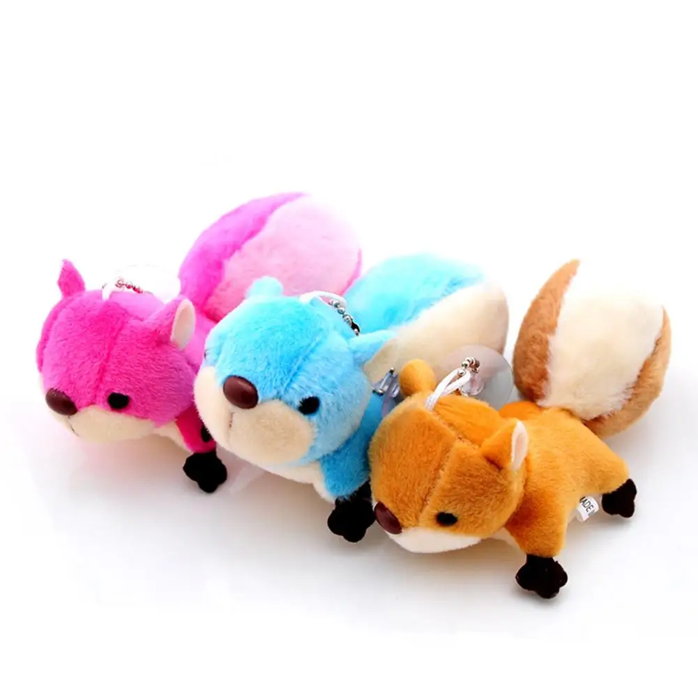 1 шт. Милая мультяшная белка Детская плюшевая мягкая кукла брелок детские