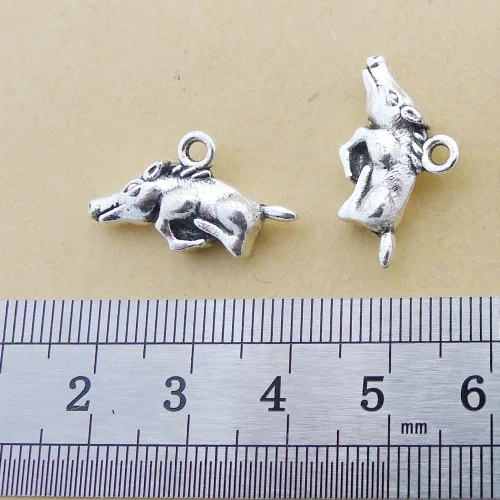 Расходные материалы для изготовления ювелирных изделий 5 шт. 22x12 мм старинное