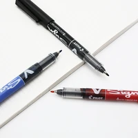 6 pcs pilot sw vsp high capacity bold signing pen 1 0mm writing width liquid ink draft design stationery v sign pen