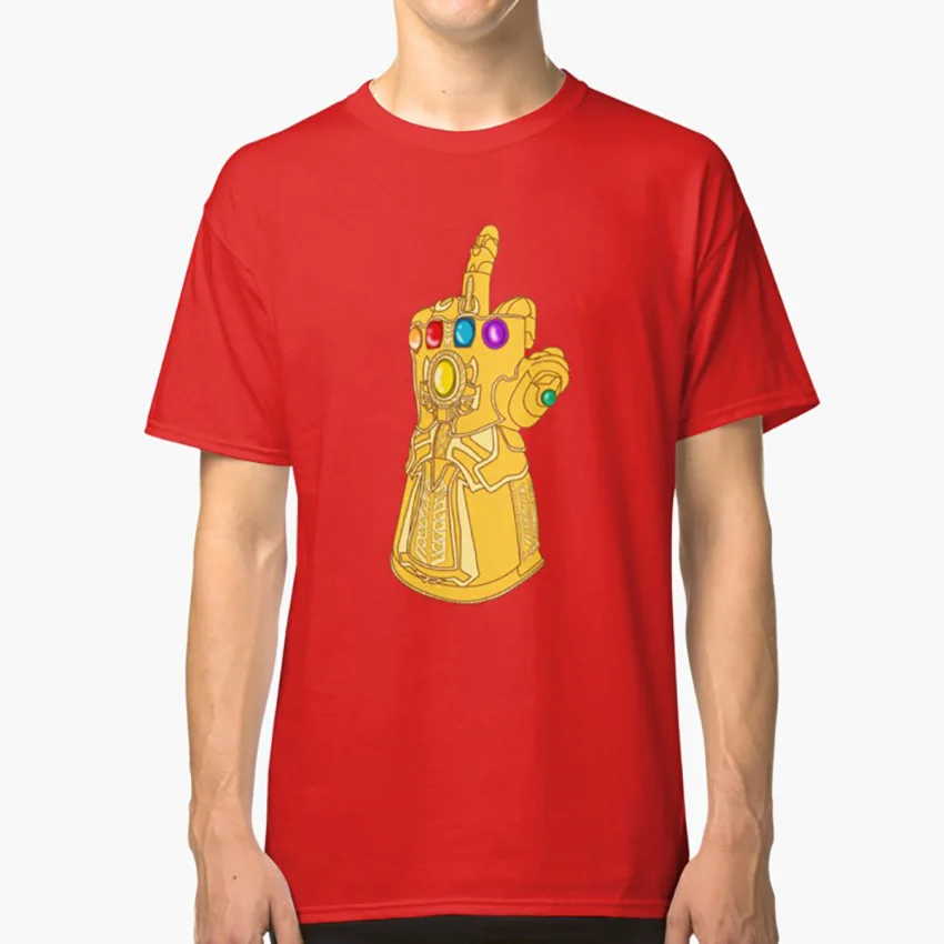 Бесконечность Finger футболка война конец игры перчатка танос Тор Капитан