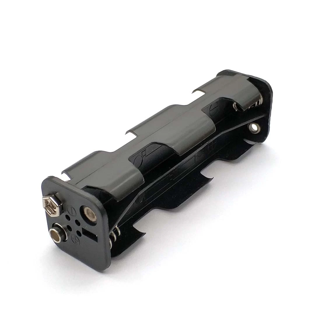 Длинная полоса Тип 8 X AA батарейный отсек держатель 12V Back To коробка для хранения