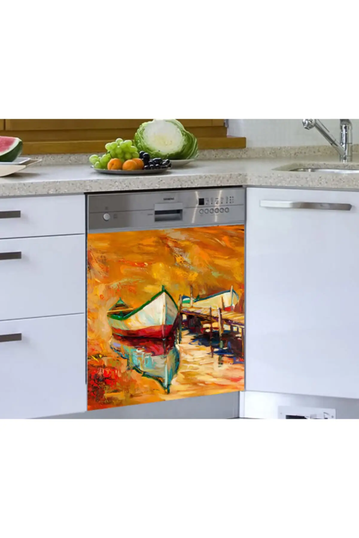 

Dishwasher Sticker Oil Painting Kayak