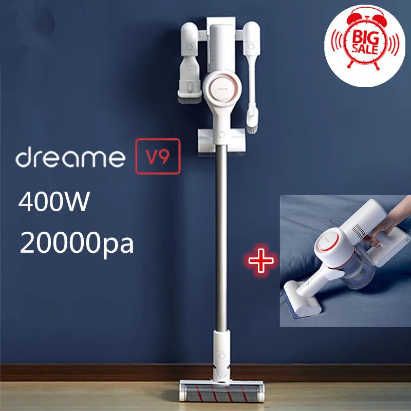 Dreame V9 Пылесосы беспроводные ручные пылесосы 400 Вт 20000Pa Acarid-Killing для домашнего автомобиля от Youpin