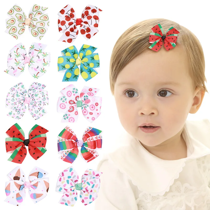 Детские аксессуары для волос заколки банты эластичная повязка на голову детей