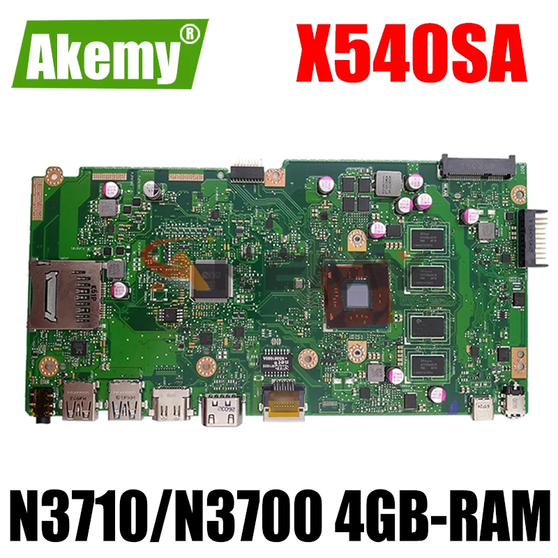 

Новый X540SA материнская плата REV 2,0 для For Asus X540 X540S X540SA X540SAA материнская плата для ноутбука тест ok 4GB-RAM N3710/N3700 CPU
