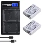 PowerTrust 2x LP-E8 LPE8 LP E8 батарея и быстрое двойное зарядное устройство для Canon EOS 550D 600D 650D 700D Rebel X4 X5 X6i X7 2i T3i