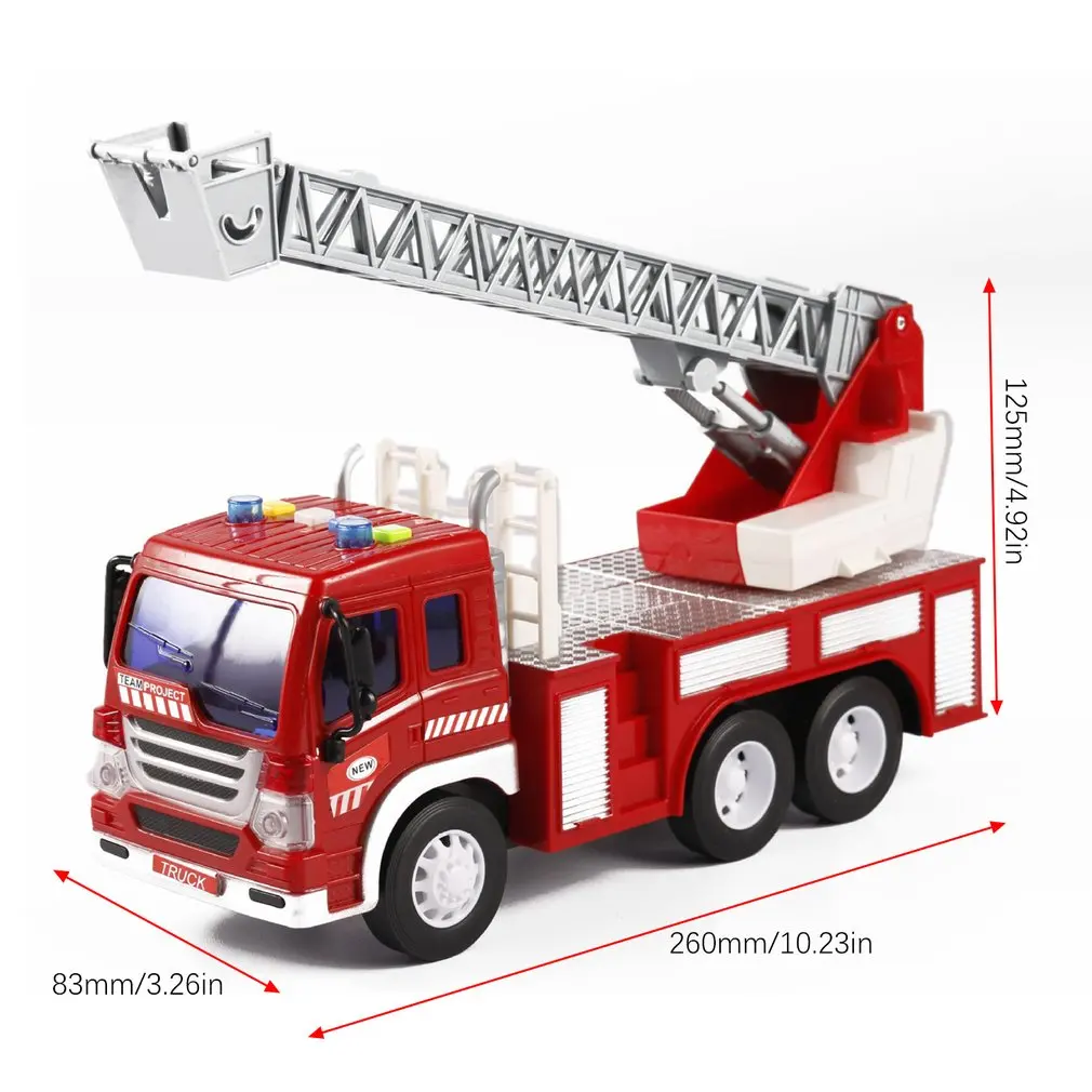 

Giant Rescue Fire Engine Truck Toy With Light Sound 1:16 Fire&safety Cars Gift Car Simulation Toy Gift