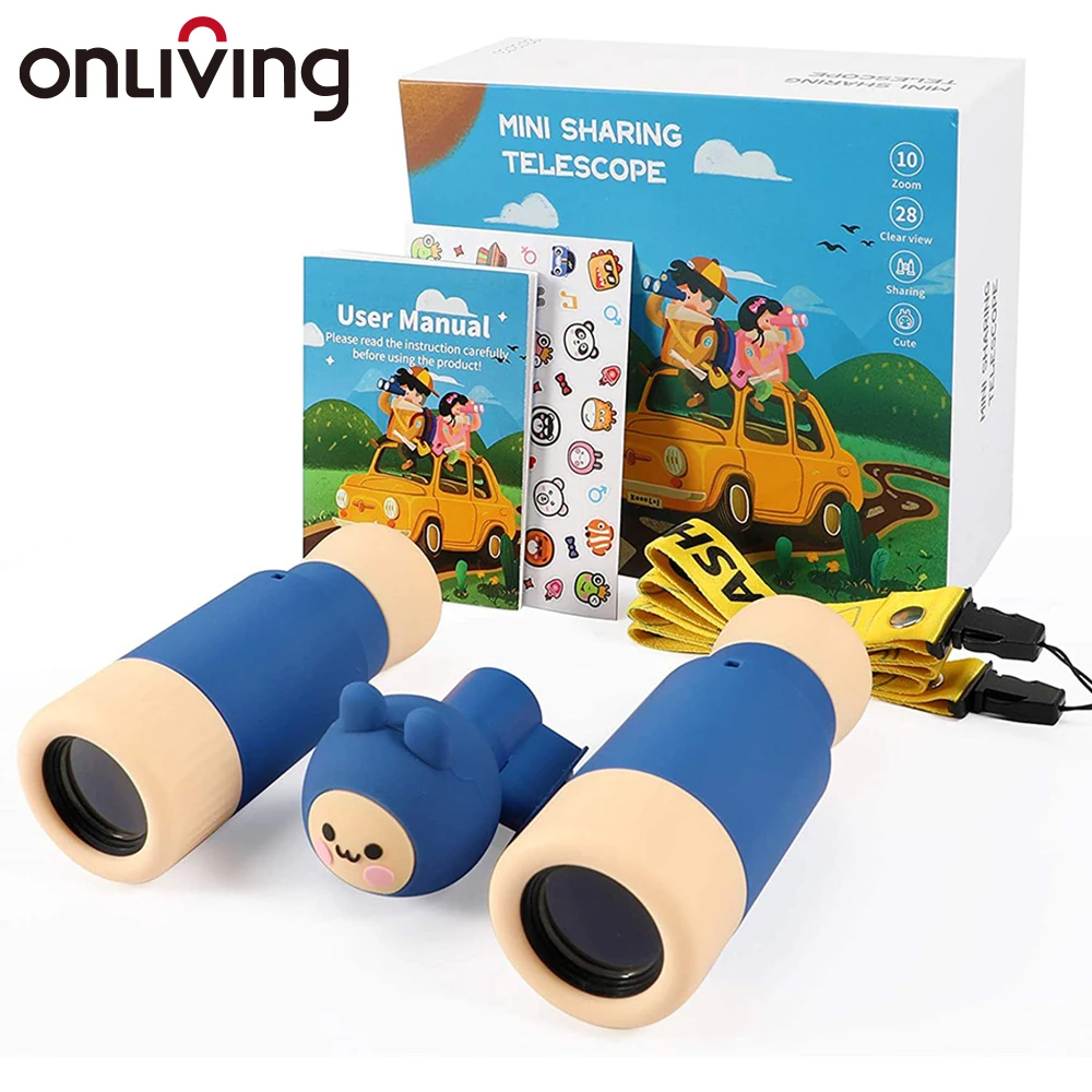 ONLIVING Kinder Teleskop Fernglas Kompakte Abnehmbare Mini Fernrohre Tragbare Teleskop für Outdoor Kinder Spielzeug Geburtstag Geschenk