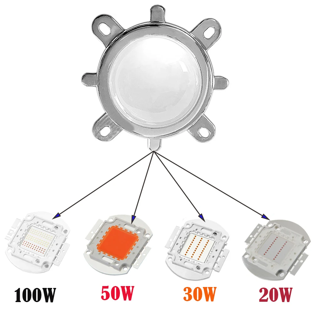 1 комплект Licht 44 мм Optische Glas Kondensator светодиодный Objektiv 60/90/120 Grad + Reflektor Kollimator Feste Halterung