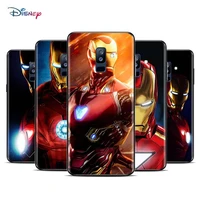 marvel super hero avengers iron man for samsung galaxy a9 a8 a7 a6 a5 a3 star plus 2018 2017 2016 tpu silicone black phone case