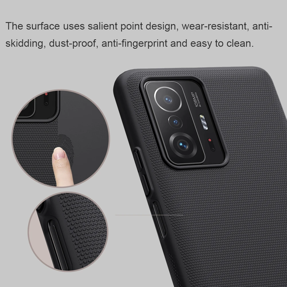 for Xiaomi Mi 11T 12 Pro 5G 12X 11i Case Nillkin Frosted Shield Slim Hard Shockproof Back Cover on POCO F3 X4 X3 NFC M4 Pro 4G