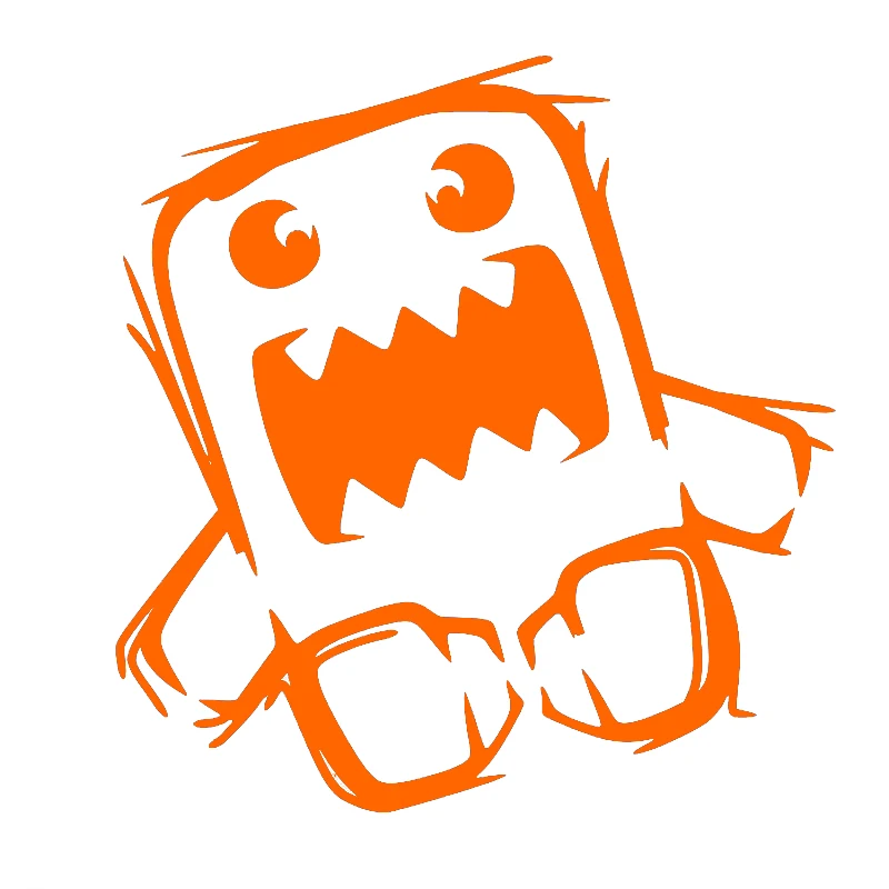 

13CMX12CM Domo Kun Japanese Drift Funny Car Sticker Vinyl Decals Black/Silver for Window Bumper Laptop