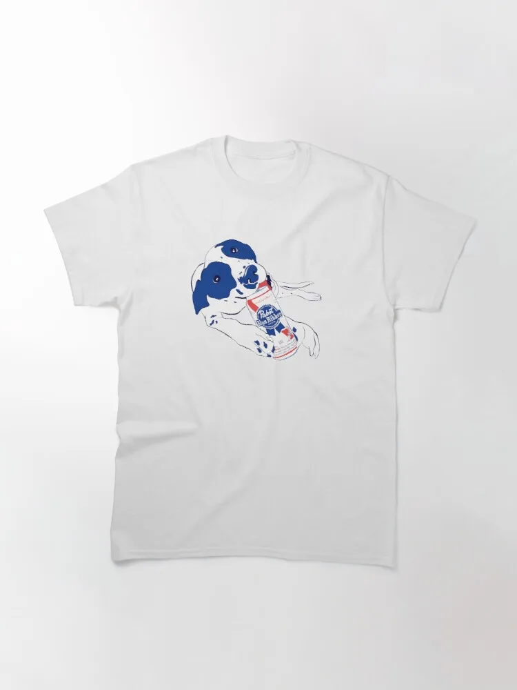 

Футболка женская с синей лентой, Классическая