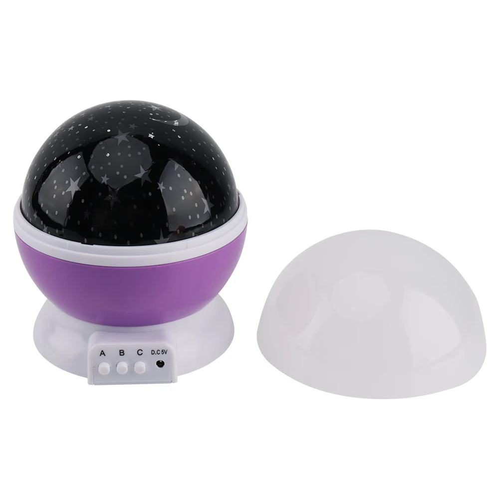 Creativ LED вращающийся Ночник проектор Звездное небо Звезда Мастер дети сон