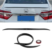 car trunk rear lip bumper spoilers spoiler wing flexible soft pu strip decorative car exterior tail trim easy to install