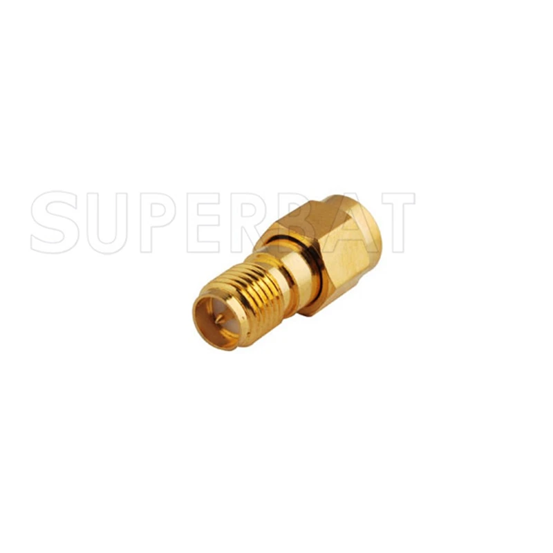 Superbat SMA адаптер RP-SMA Джек прямой штекер длинная версия коаксиальный разъем