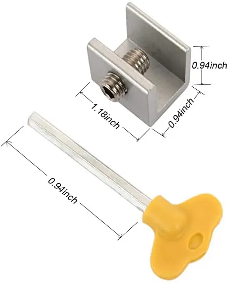 

Aluminum Alloy Window Sliding Doors Restrictor Door Household Hardware For Baby Kids Safety Security Anti-theft Key Lock